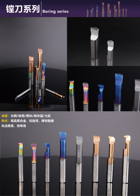 KENFA Boring series coating options and tool finishes overview