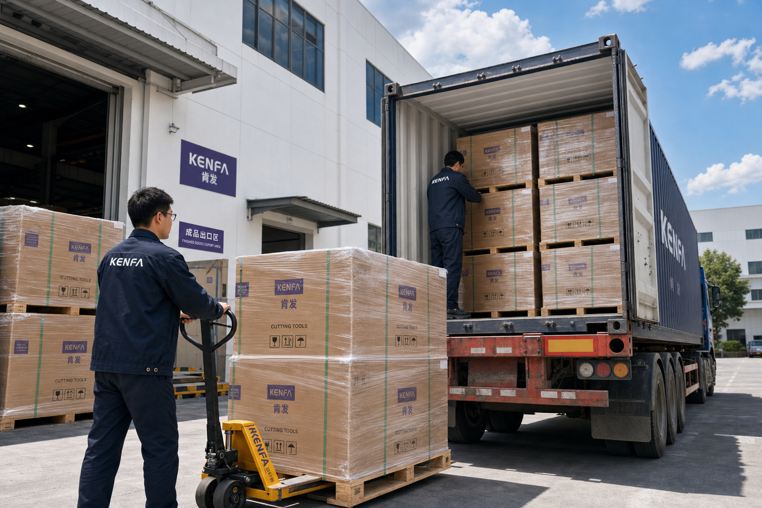 KENFA Export shipping / logistics visual