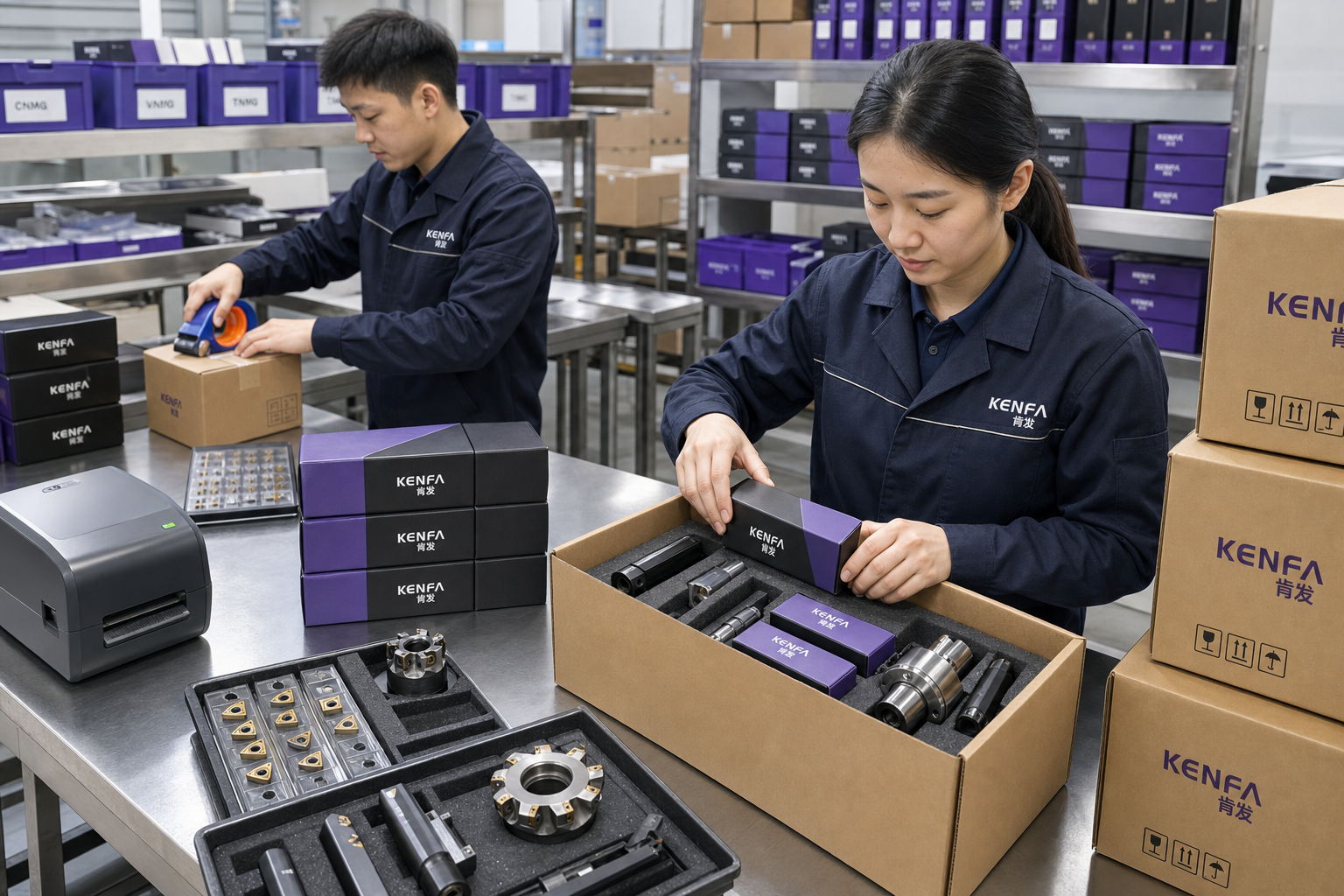 KENFA Packaging station / export preparation